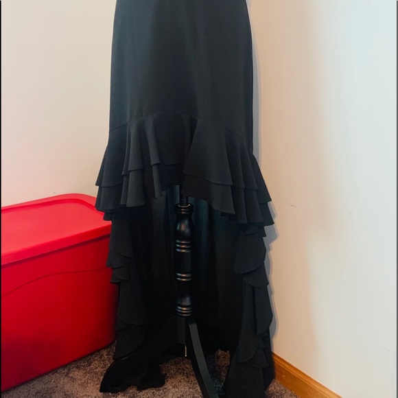 Belle Badgley Mischka High low Ruffle Dress - Picture 5 of 16